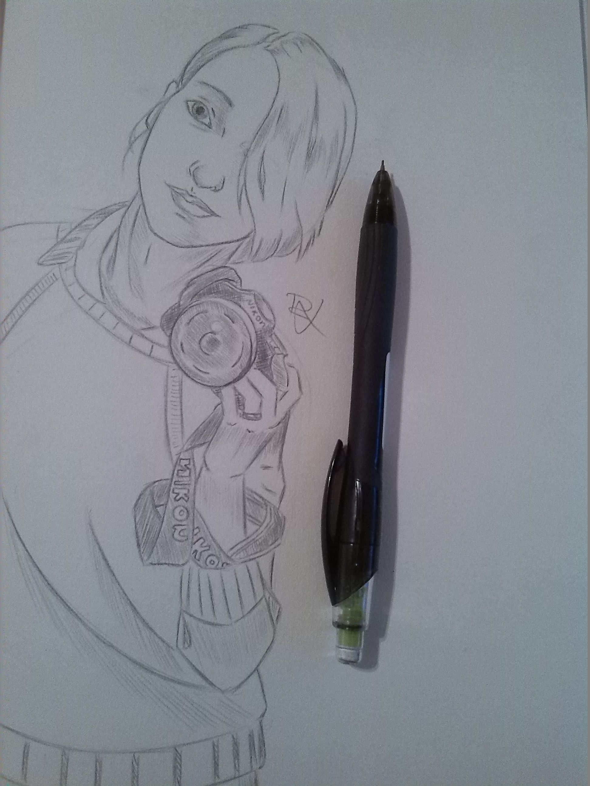 1944x2592 Sketch From My Awesome Girlfriend - Girlfriend Sketch