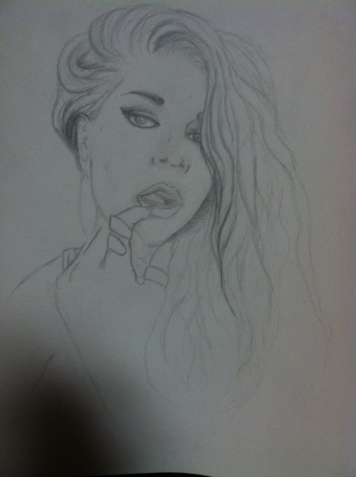 716x960 Sketch Of My Girlfriend By Blaksoulx - Girlfriend Sketch