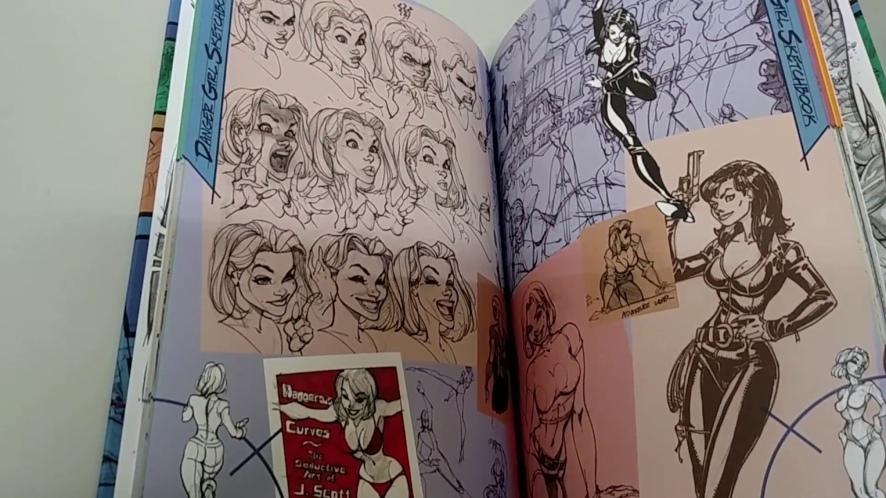 1280x720 Danger Girl Sketchbook Hc Book Review - Girls Sketch Book