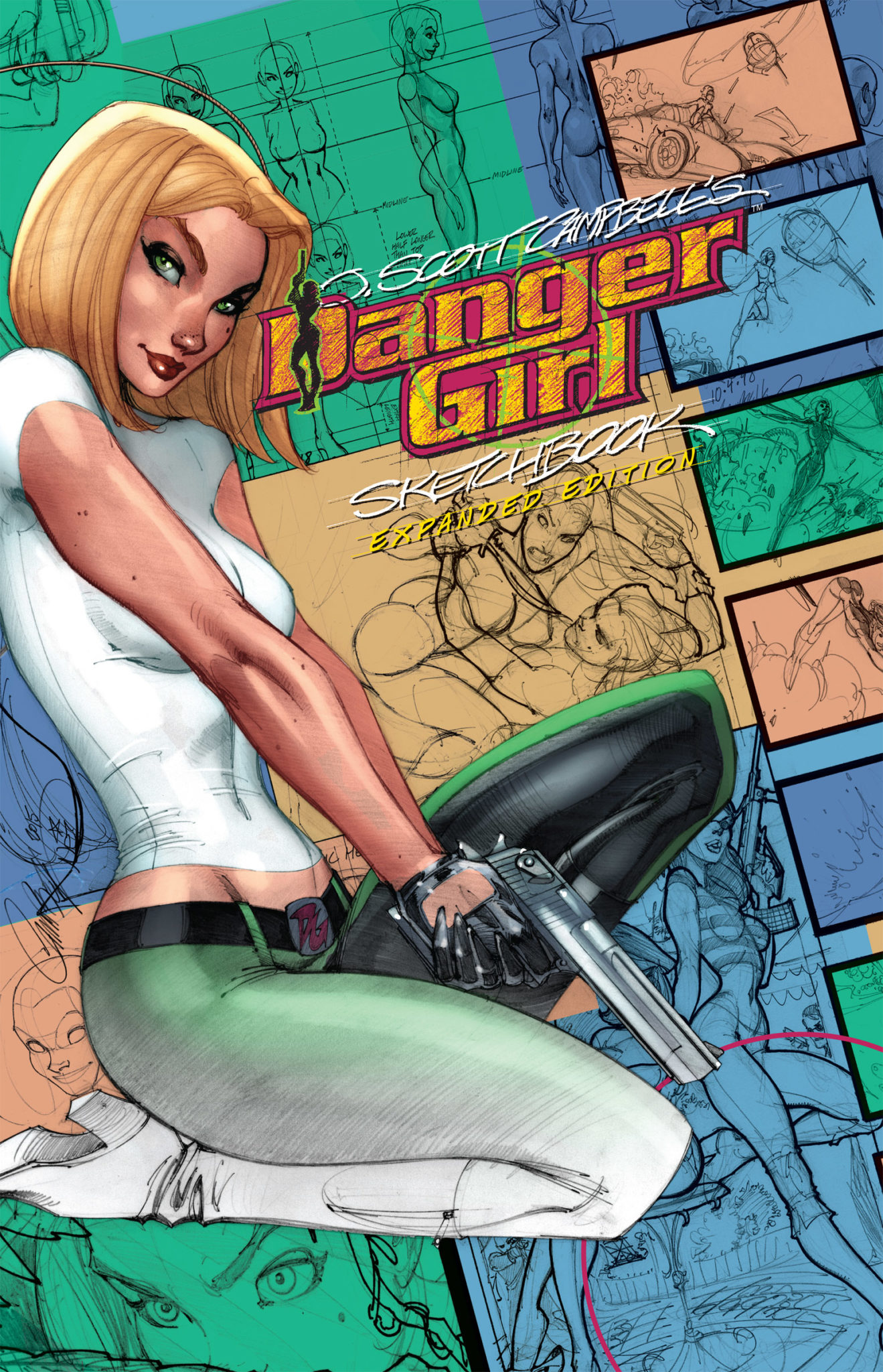 1319x2048 J. Scott Campbell Danger Girl Sketchbook Expanded Edition Hc - Girls Sketch Book