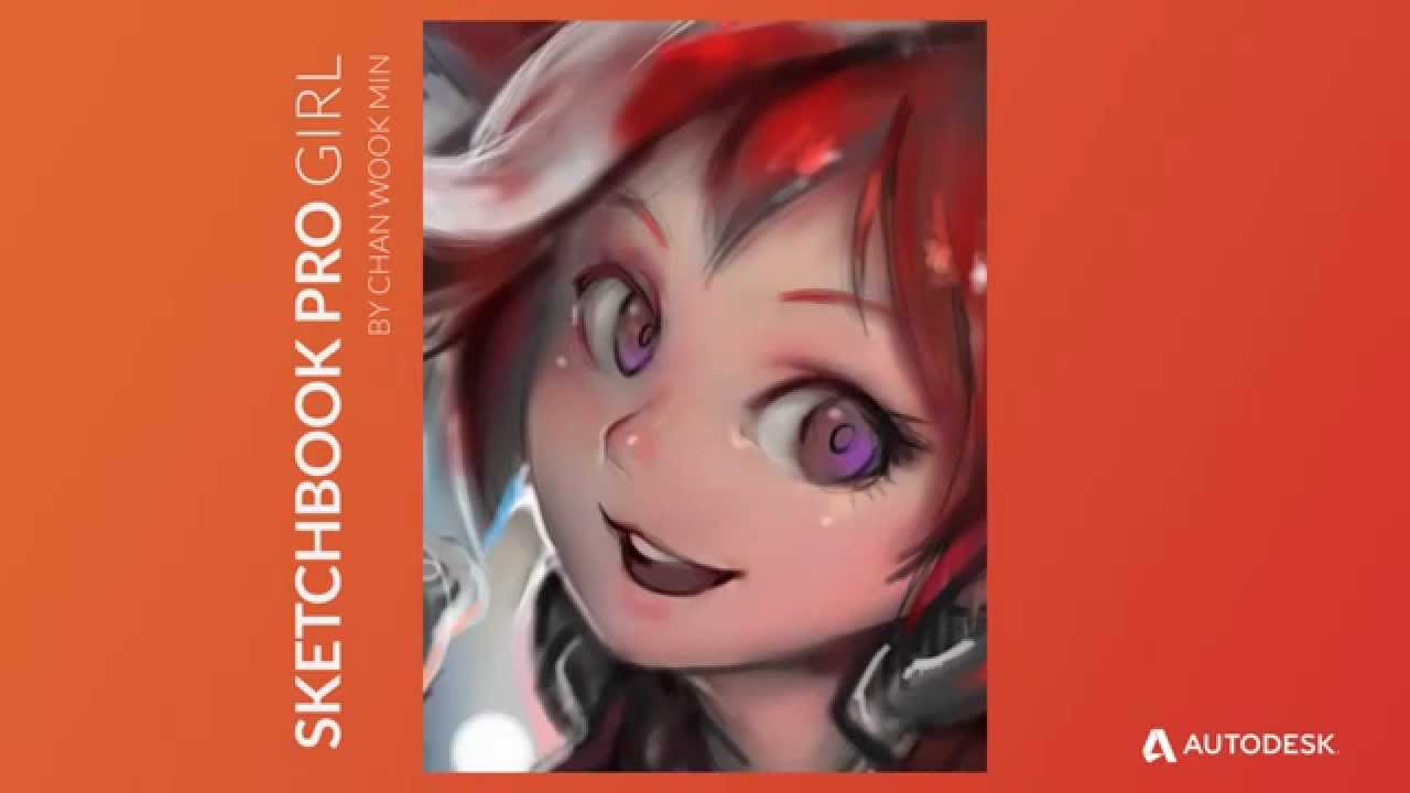 1280x720 Sketchbook Pro Girl By Chan Wook Min - Girls Sketch Book