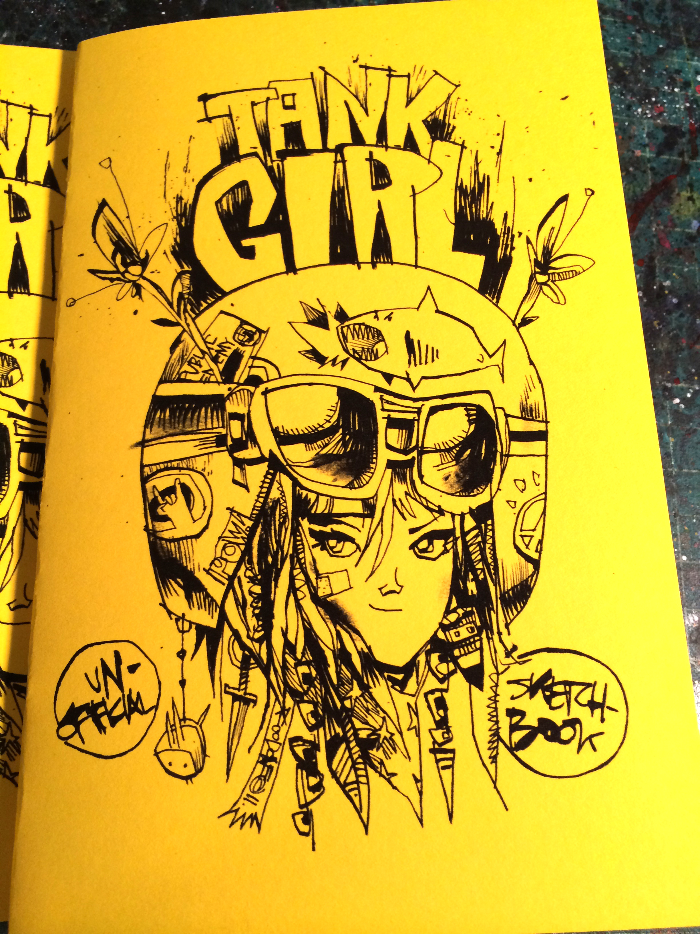 2448x3264 Tank Girl Sketchbook Jim - Girls Sketch Book