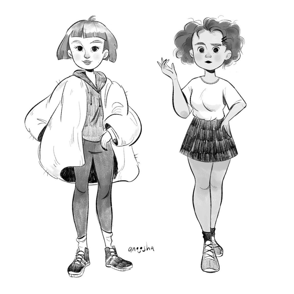 1200x1200 Anoosha Syed On Twitter Girly Sketches - Girly Sketches