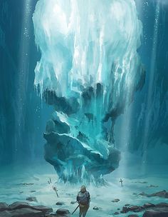236x304 Glacier Sketch By Arcipello Art - Glacier Sketch