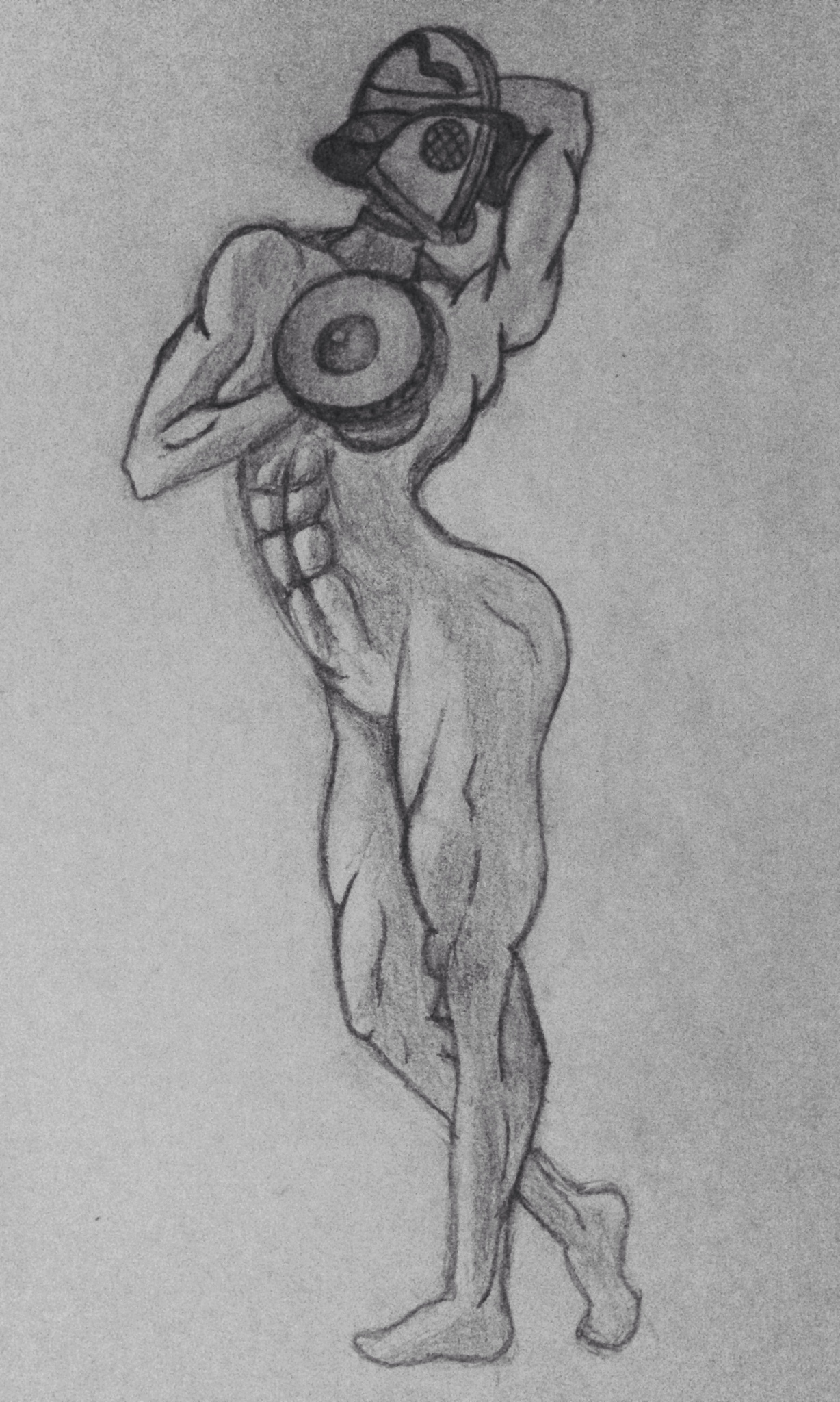 1228x2048 For Honor - Gladiator Sketch