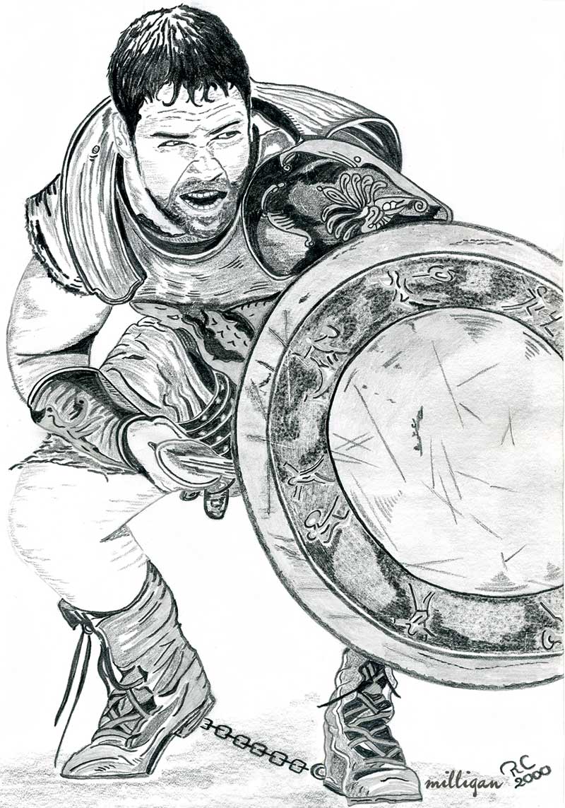 Gladiator Sketch at Explore collection of