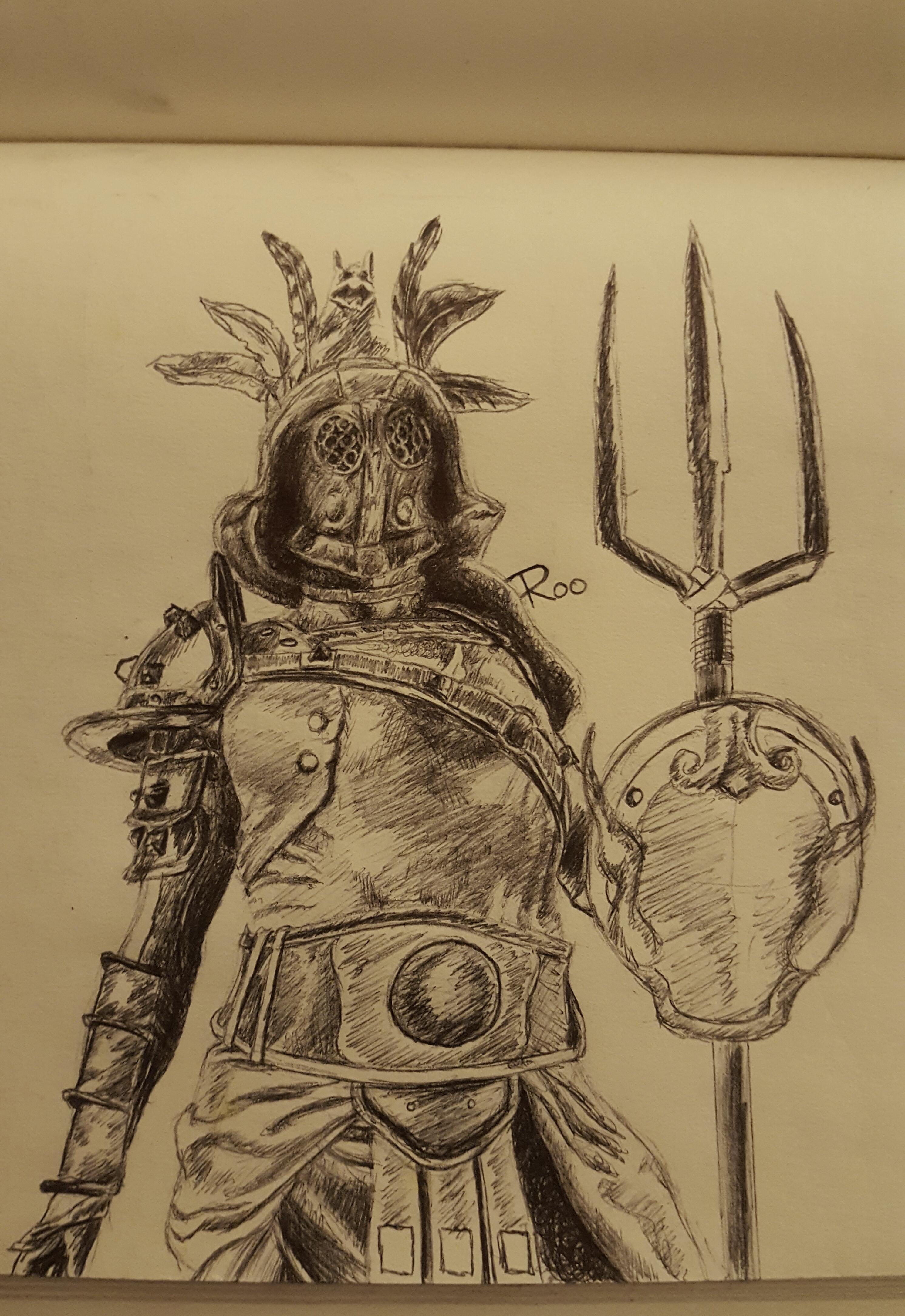 2983x4339 My Gladiator Drawing Forhonor - Gladiator Sketch
