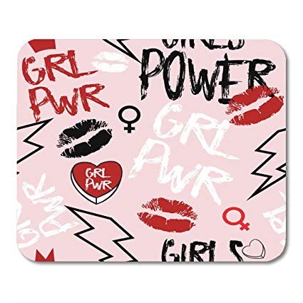 425x425 Nakamela Mouse Pads Beautiful Pink Abstract Sketch - Glamour Sketch