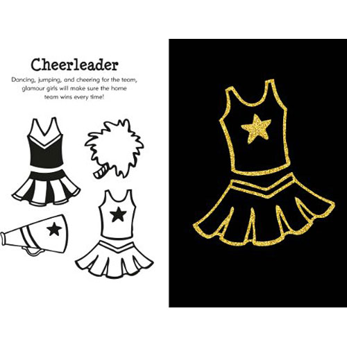 500x500 Scratch And Sketch Glamour Girls (Art Activity Book) - Glamour Sketch