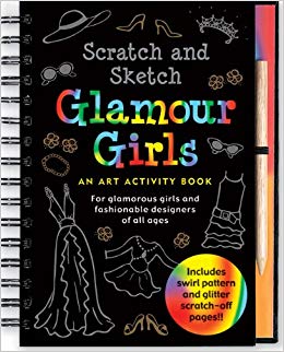 260x322 Scratch And Sketch Glamour Girls (Art Activity Book) Heather - Glamour Sketch