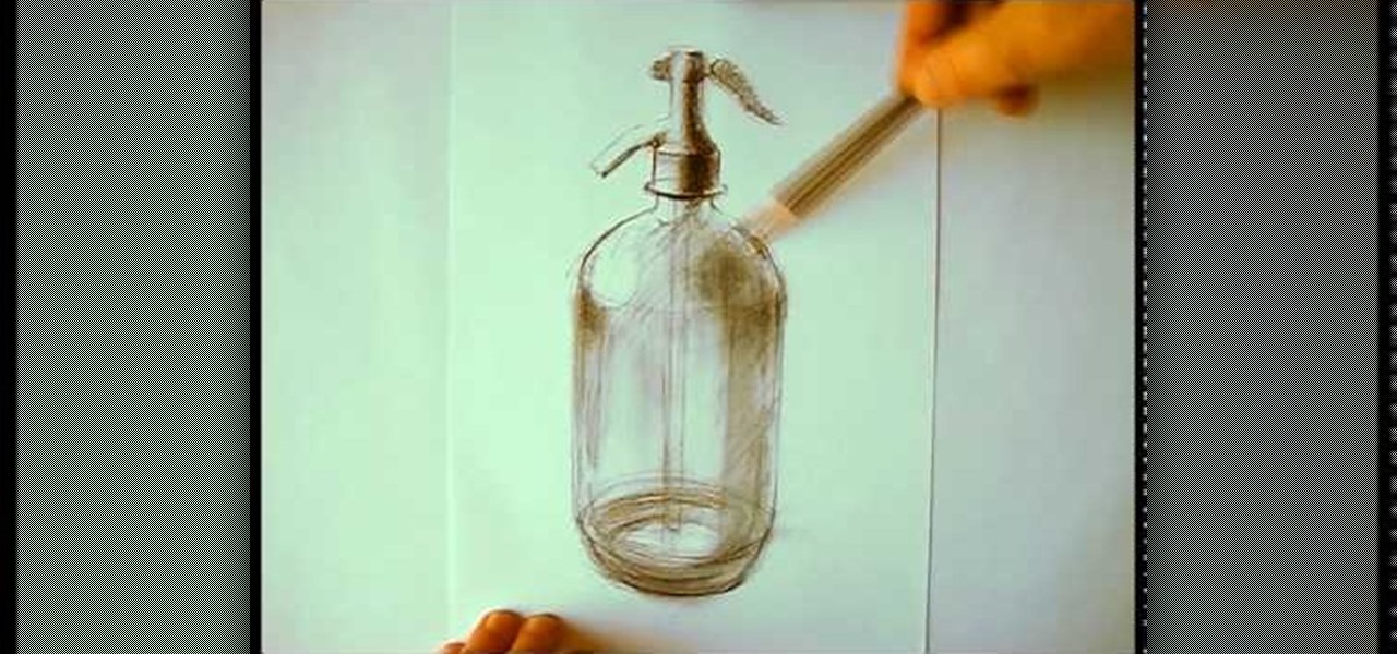 1280x600 How To Draw A Glass Bottle Drawing Amp Illustration Wonderhowto - Glass Bottle Sketch