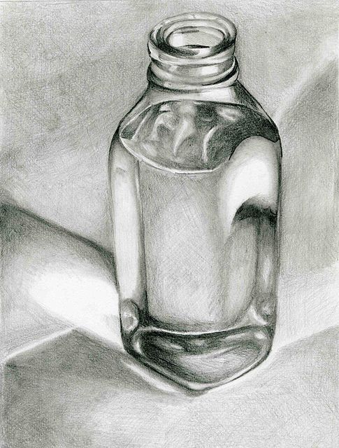 485x640 Image Result For Glass Jar Drawing Art Drawing - Glass Bottle Sketch