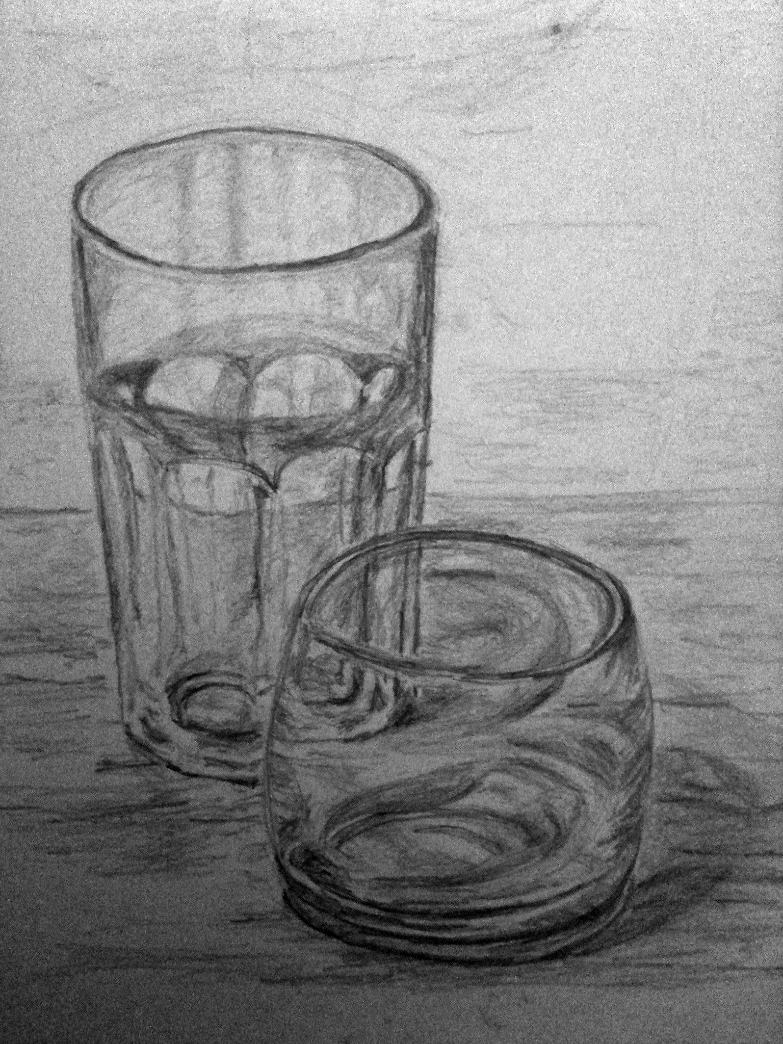 1536x2048 Glass Drawing Out - Glass Pencil Sketch