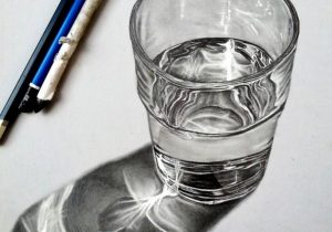 Glass Pencil Sketch at PaintingValley.com | Explore collection of Glass ...