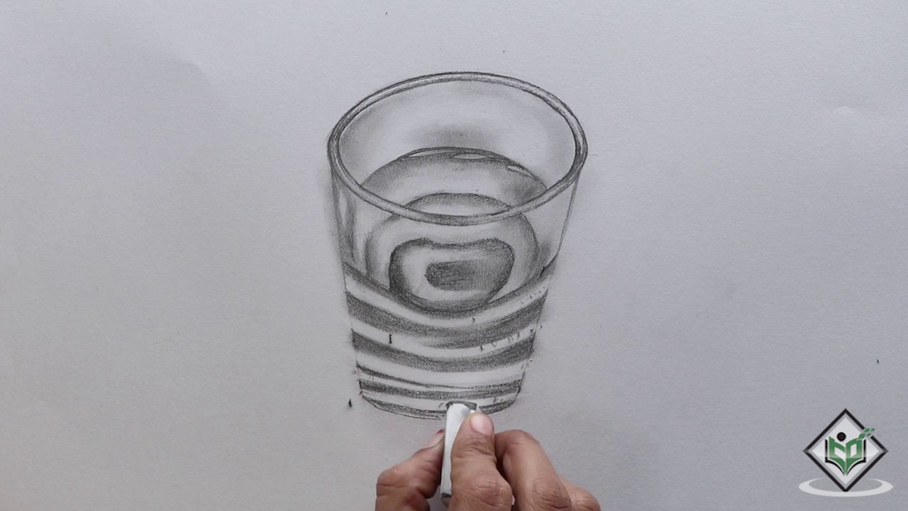 1280x720 How To Sketch A Glass - Glass Sketch