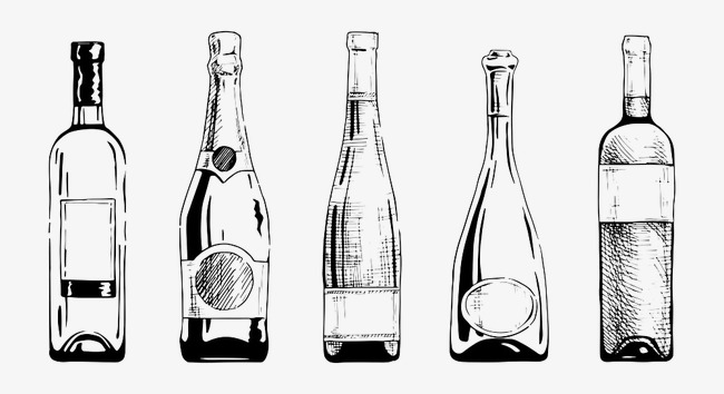 650x354 Glass Bottles Sketch, Sketch, Bottle, Life Encyclopedia Png Image - Glass Sketch