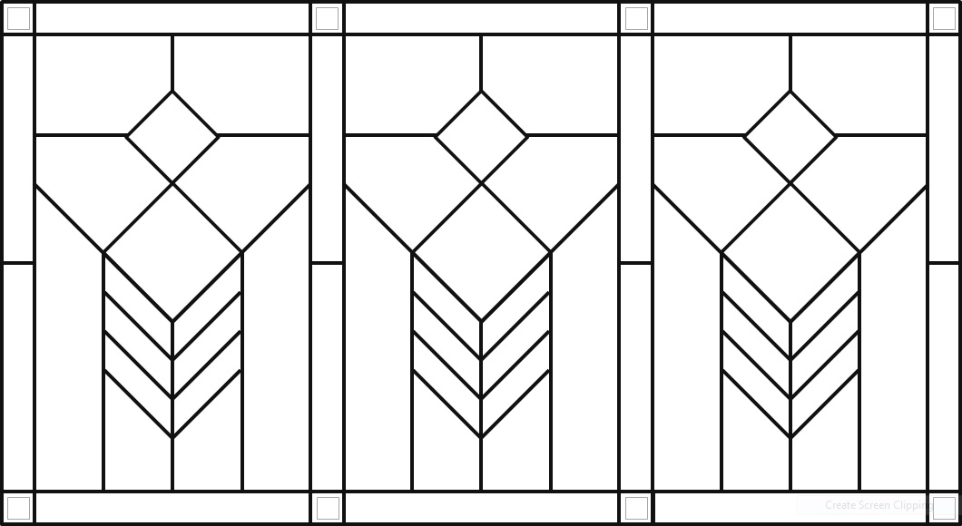 1060x580 The Cozy Birdhouse Glass Anniversary - Glass Window Sketch