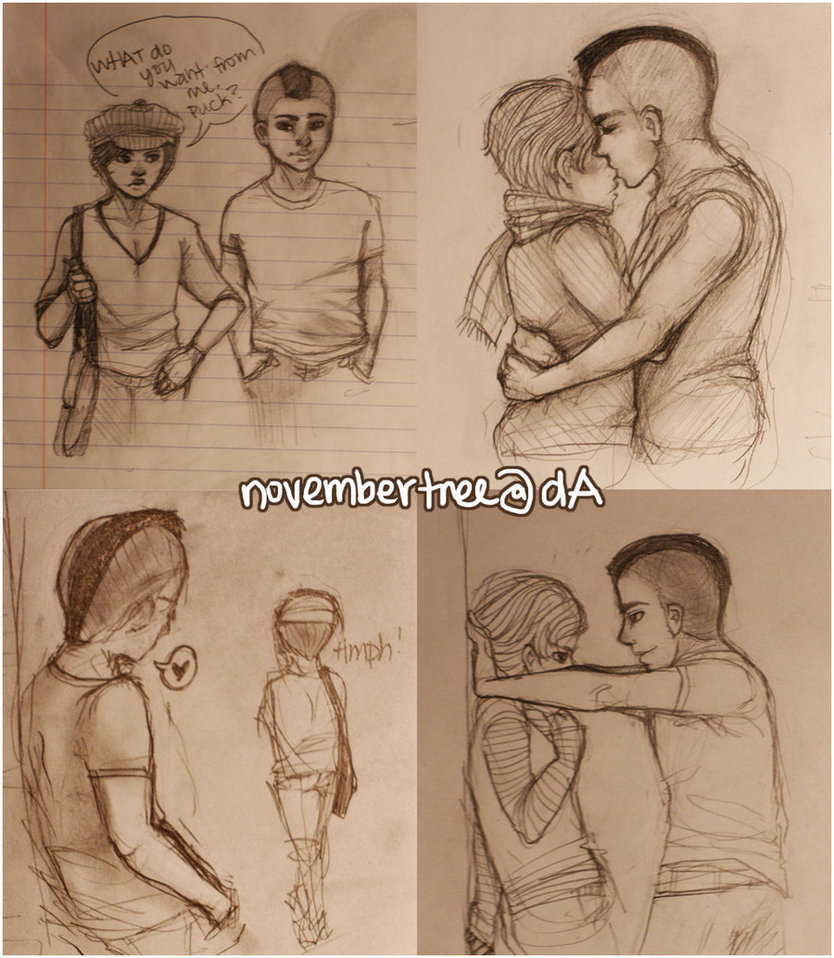 834x958 Puckurt - Glee Sketches