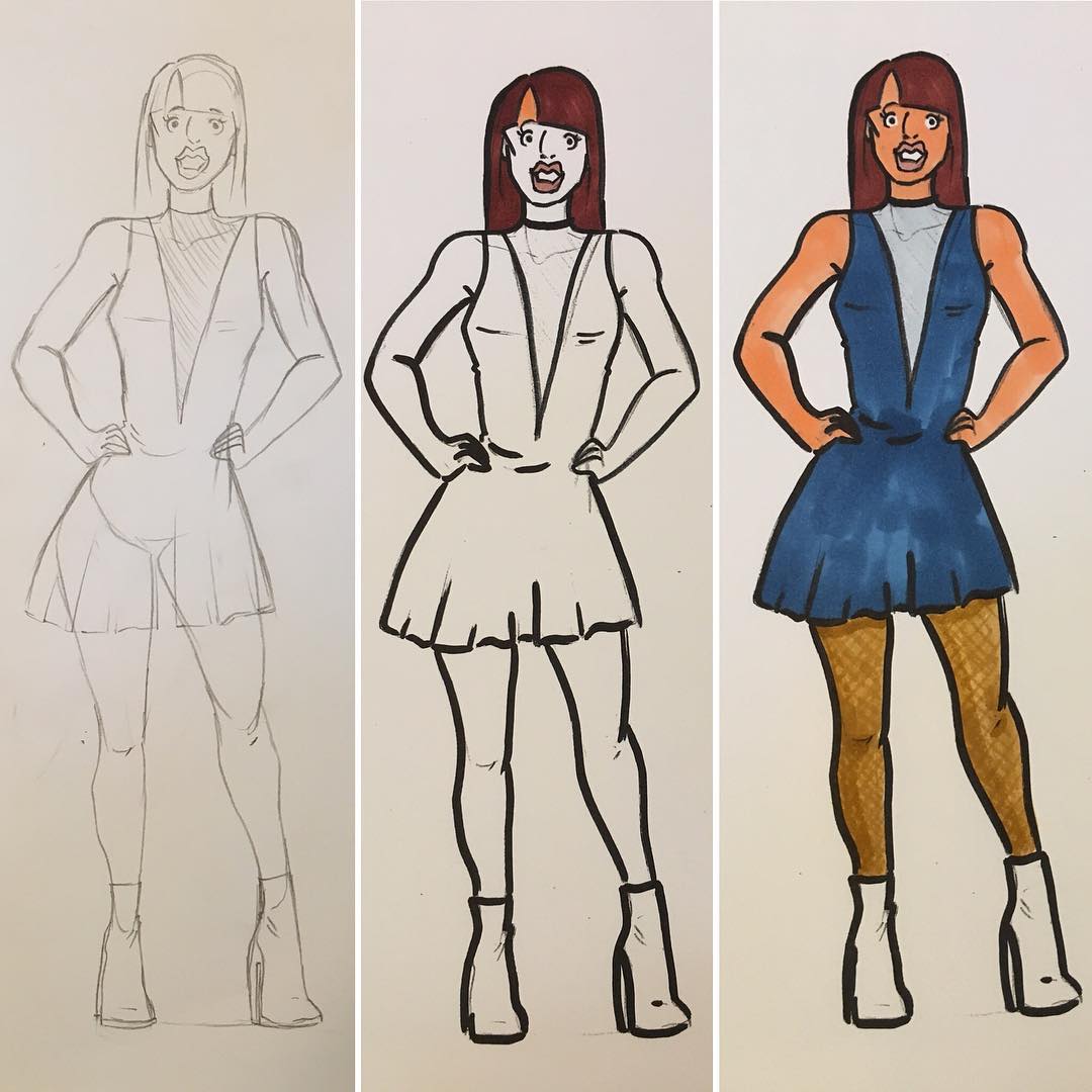 1080x1080 Gleefanart - Glee Sketches