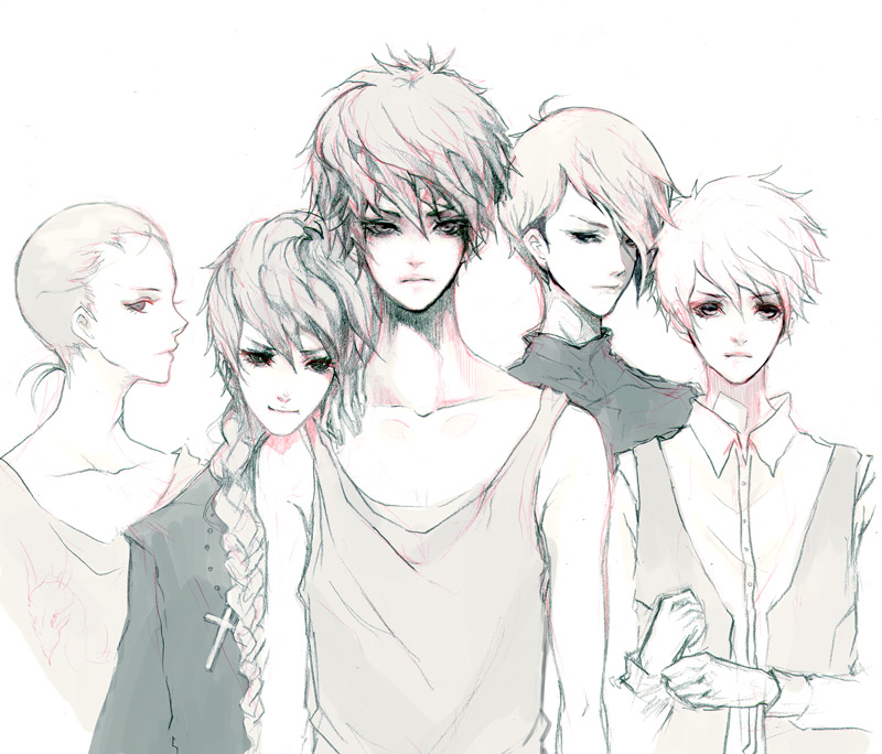 800x684 Heero Defective Geeks - Glee Sketches