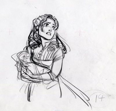400x382 Glen Keane Sketch - Glen Keane Sketches