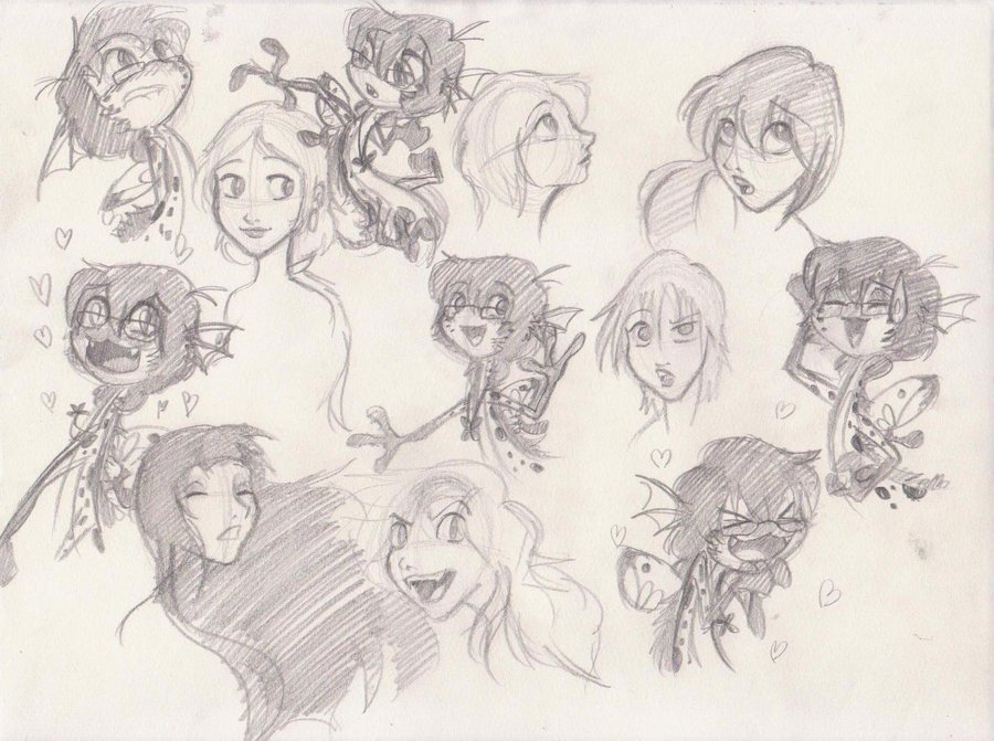 900x671 Vanessie And Glen Keane Sketch By Knufad Zzaj - Glen Keane Sketches