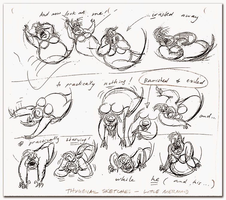 755x667 Bucks Animation Blog Glen Keane, Thumbnail Sketches - Glen Keane Sketches