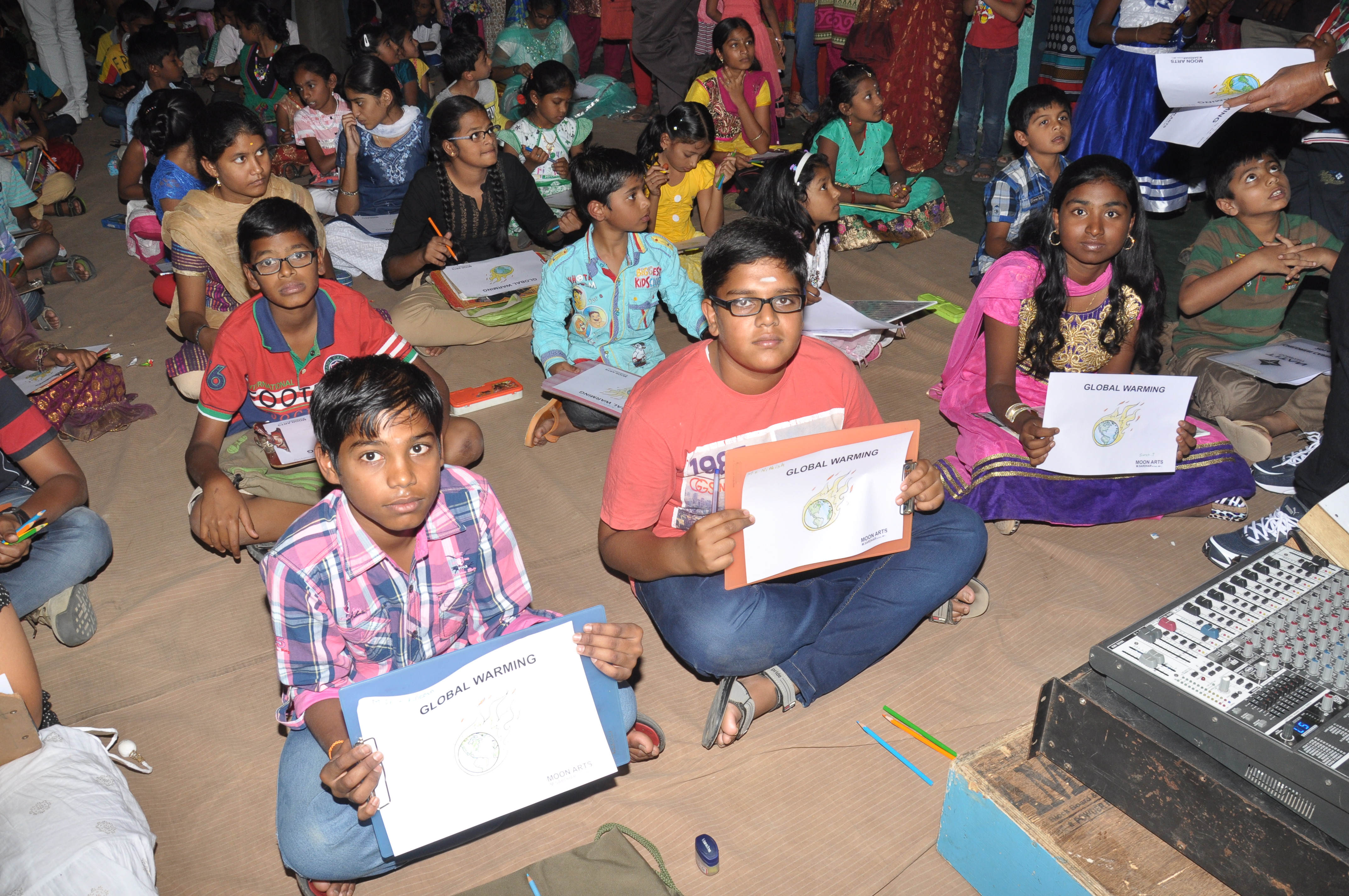 4288x2848 Most Students Coloring Sketches Based On Global Warming - Global Warming Sketch