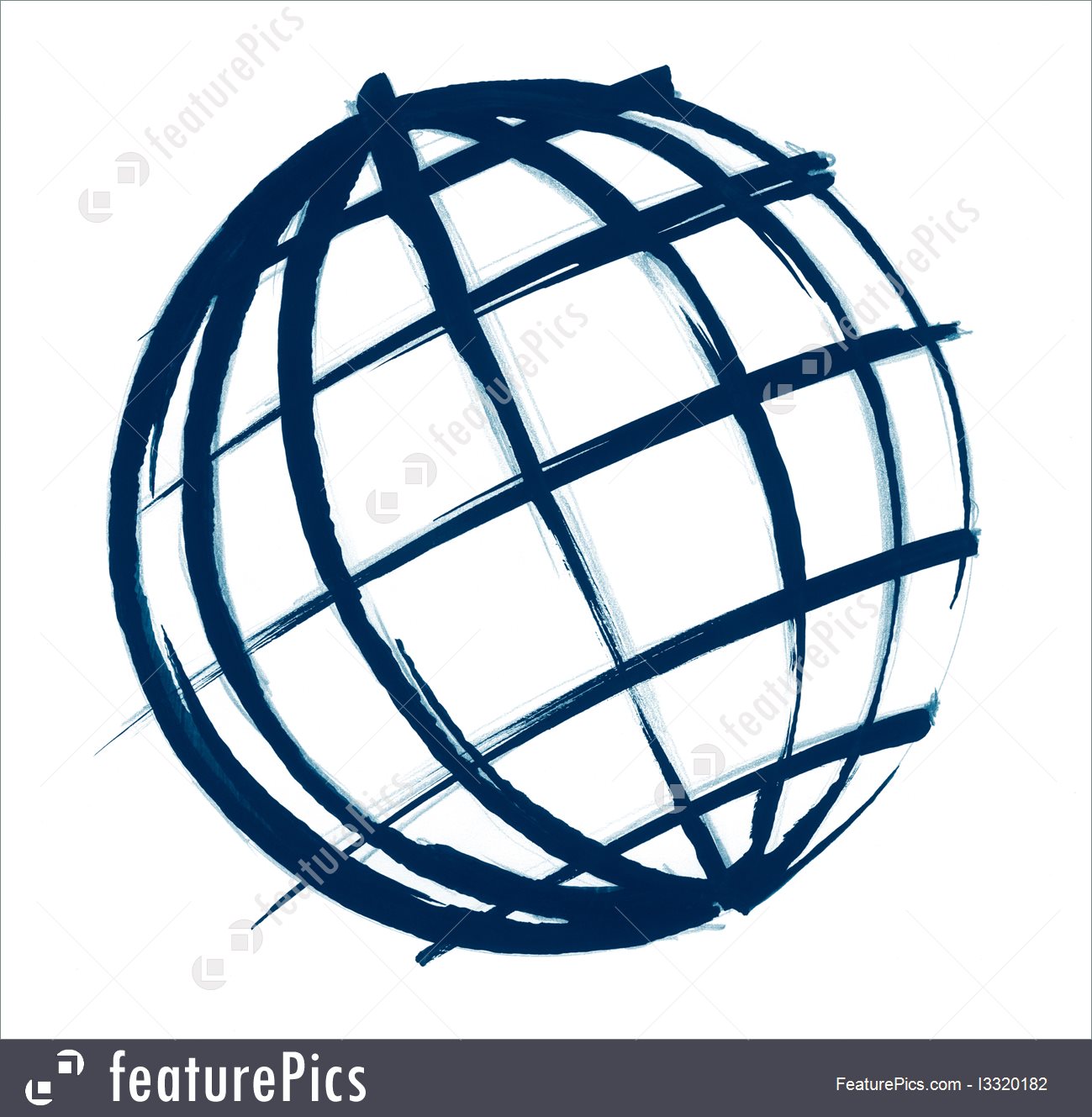 1299x1329 Globe Sketch Illustration - Globe Sketch