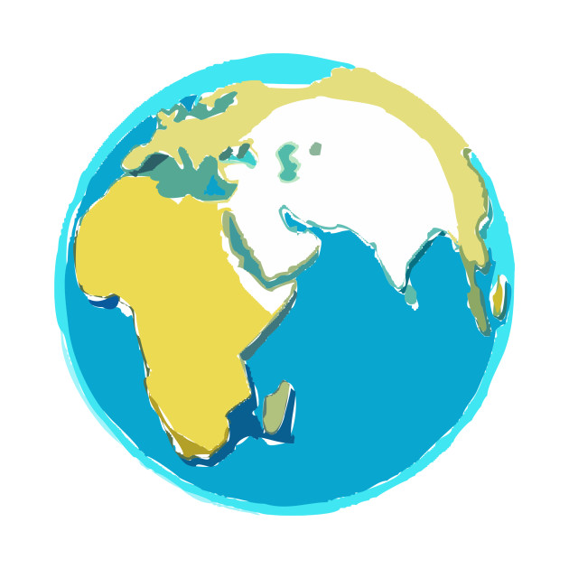 630x630 Limited Edition. Exclusive Earth Globe Sketch - Globe Sketch