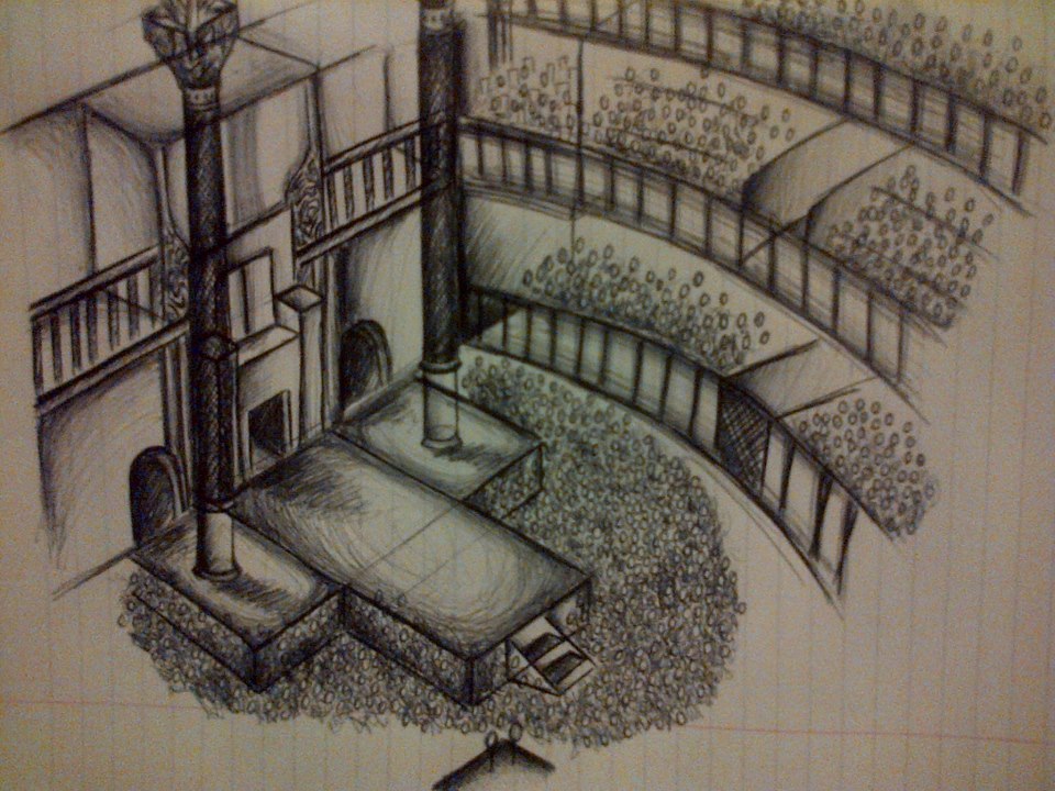 960x720 Research Blog The Globe Sketches - Globe Theatre Sketch