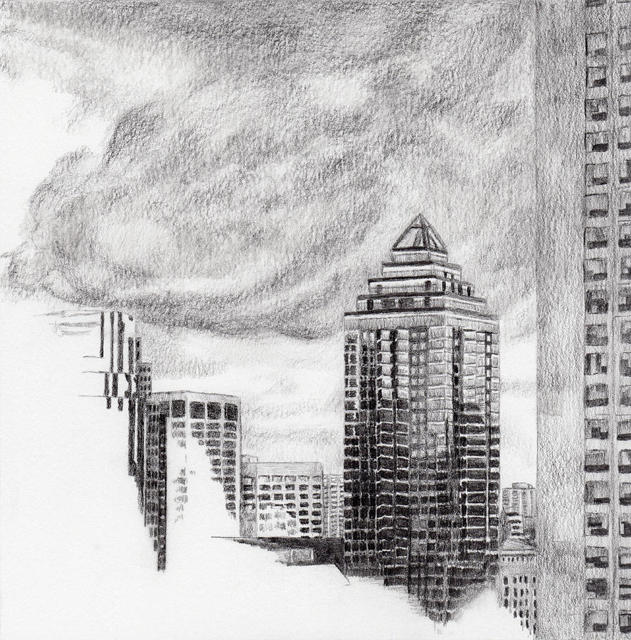 887x900 Sketch For Blue Glow Drawing By Duane Gordon - Glow Sketch