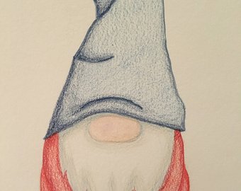 340x270 Gnome Pencil Etsy - Gnome Sketch