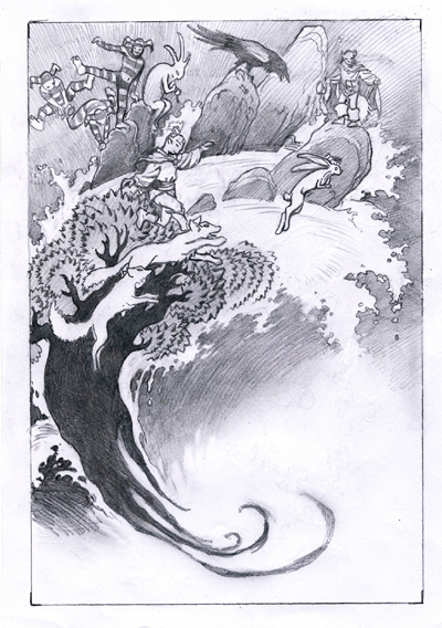 400x568 News From Green Man Press Blog Archive Coyote Road - Go Green Sketches