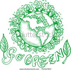 236x236 Pin By Modisketch On Modisketch Green Earth - Go Green Sketches