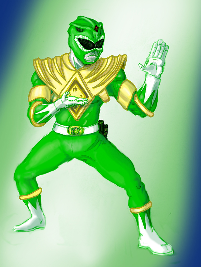 646x857 Adam. Sketches Go Green Ranger! - Go Green Sketches