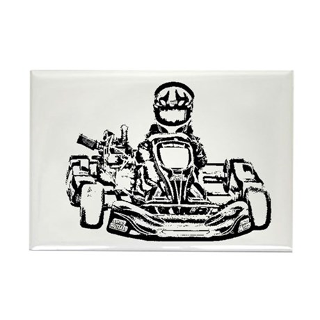 460x460 Go Kart Racing Magnets - Go Kart Sketch
