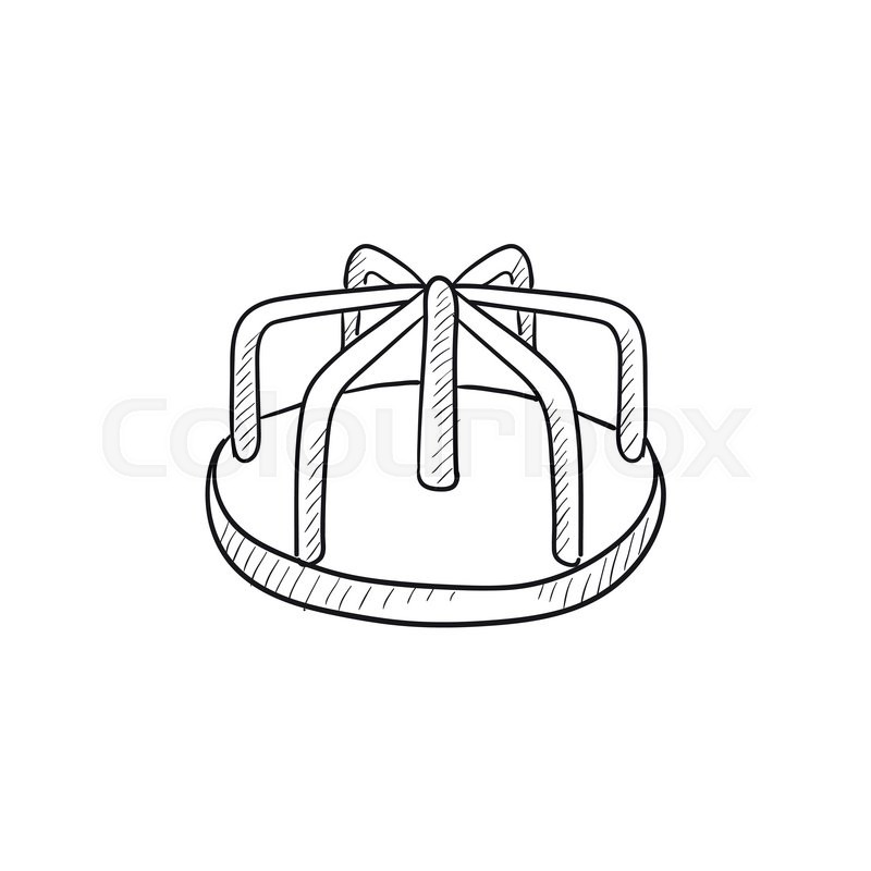 800x800 Merry Go Round Vector Sketch Icon Isolated On Background. Hand - Go Sketch