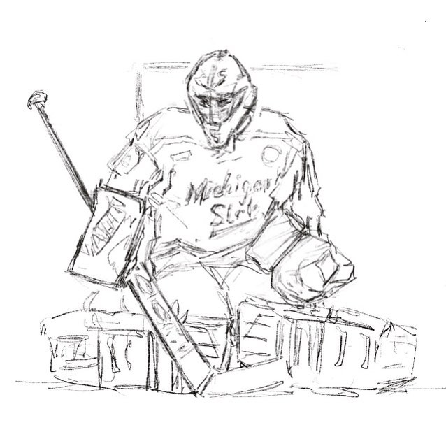 638x638 Goalie - Goalie Sketch