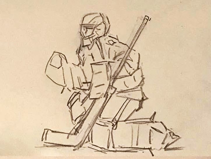 724x546 Luntc Hashtag On Twitter - Goalie Sketch