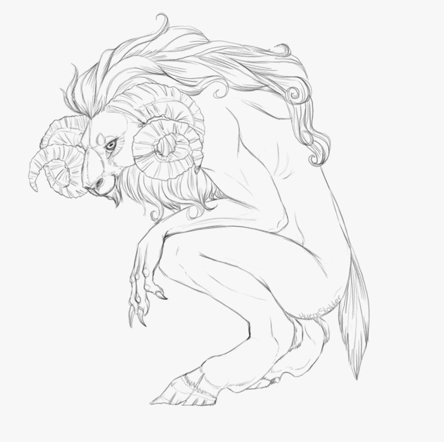 896x891 Goatface By Hyenaslobber - Goat Face Sketch
