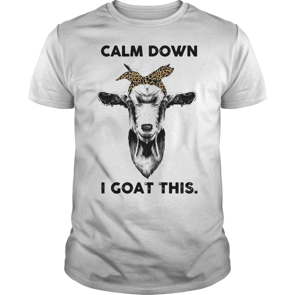 1010x1010 Calm Down Goat Head Sketch I Goat This Shirt - Goat Head Sketch