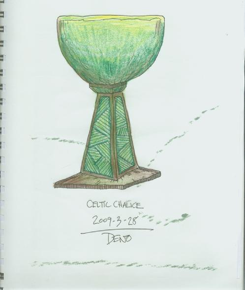 498x589 Clay Art - Goblet Sketch