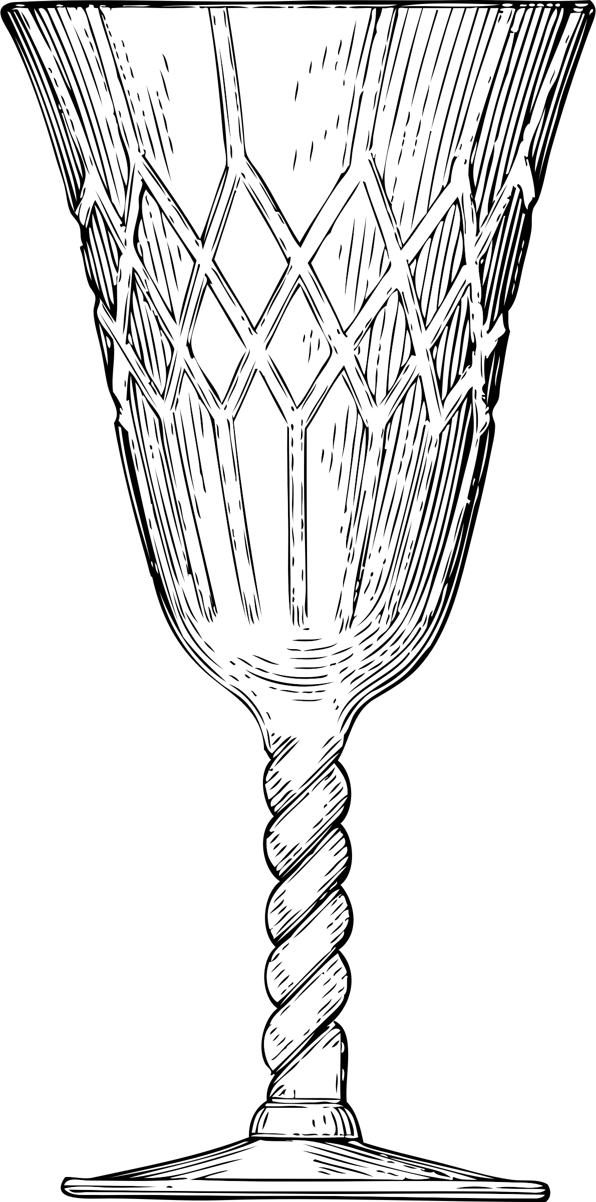 1190x2400 Clipart - Goblet Sketch