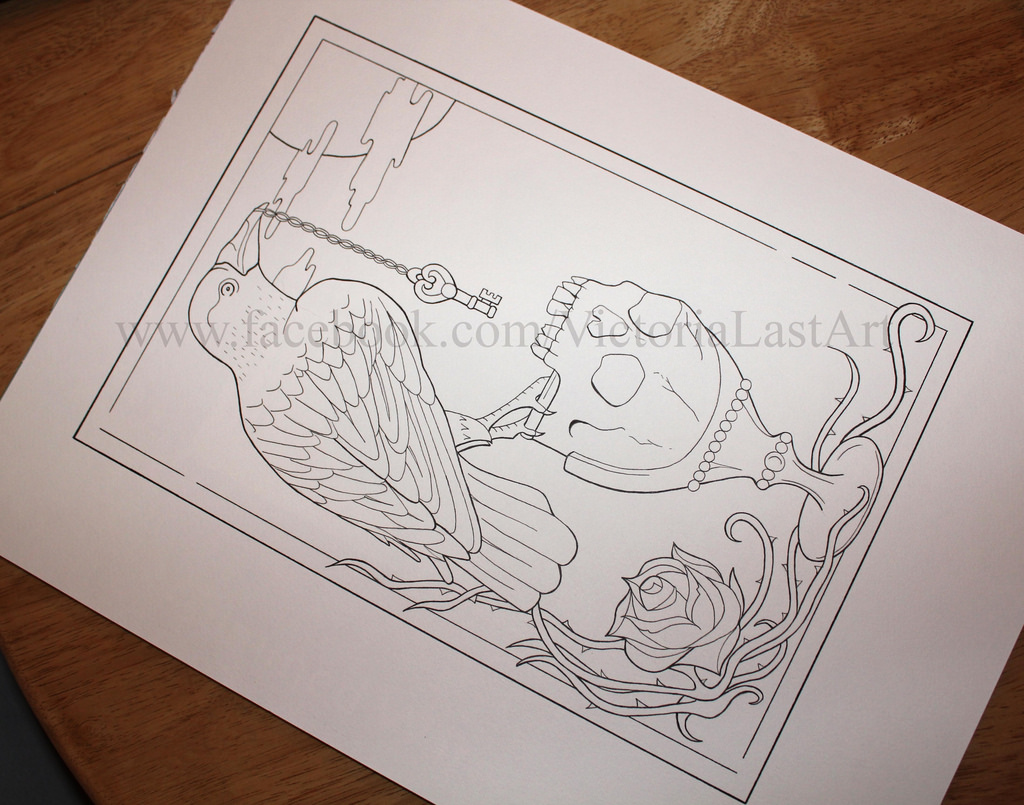 1024x805 Crowgoblet Sketch Victoria Last Artwork - Goblet Sketch