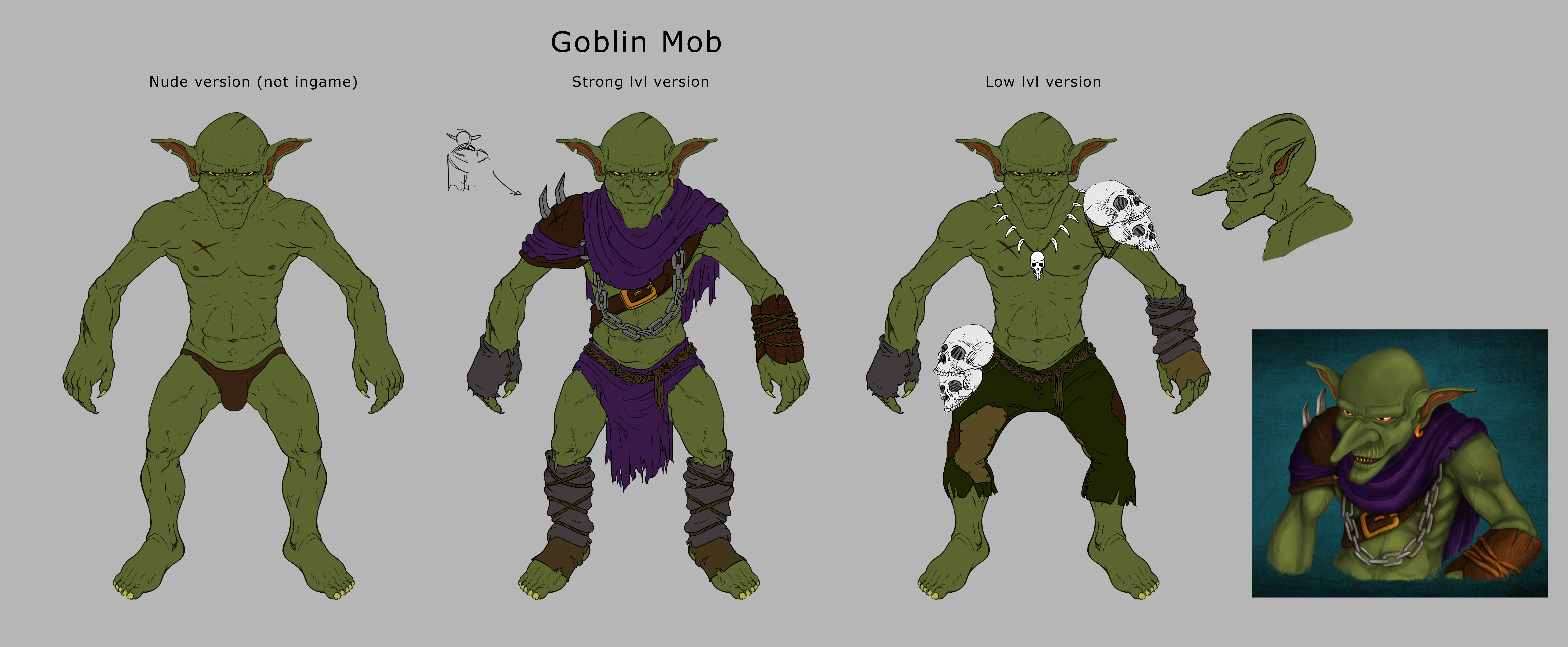 8292x3425 Goblin Sketch 2 Image - Goblin Sketch