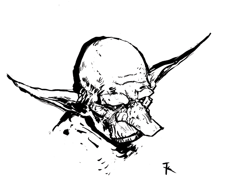 810x664 Goblin Sketch By Timkelly - Goblin Sketch