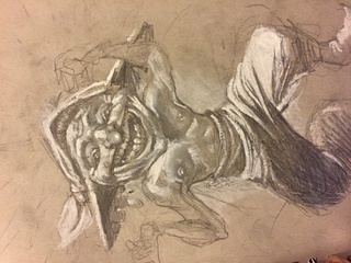 320x240 Goblin Sketch. Finally Trying That Fab. Gray Sketchbook Paper - Goblin Sketch