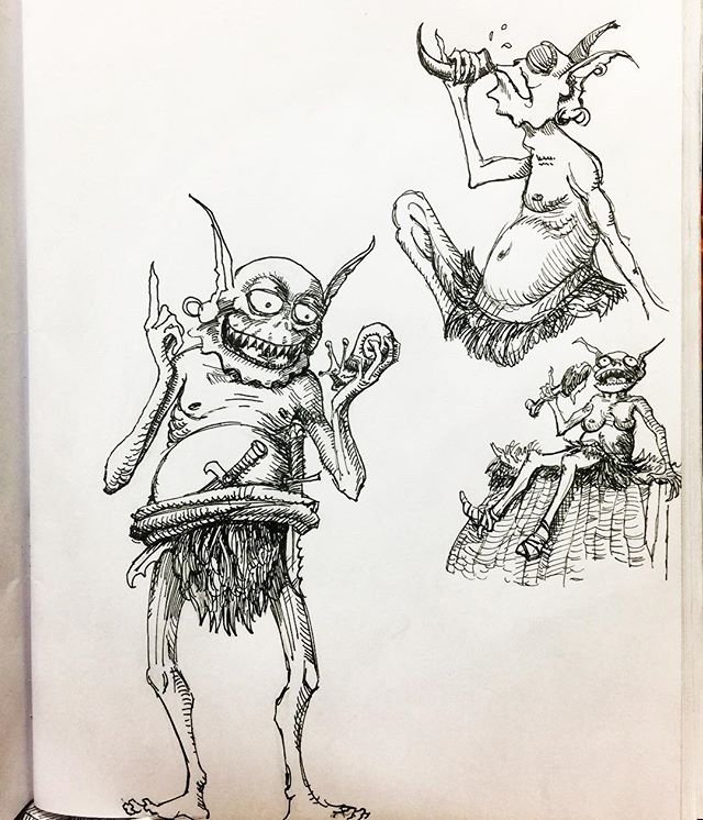 640x746 Goblin Sketches! - Goblin Sketch