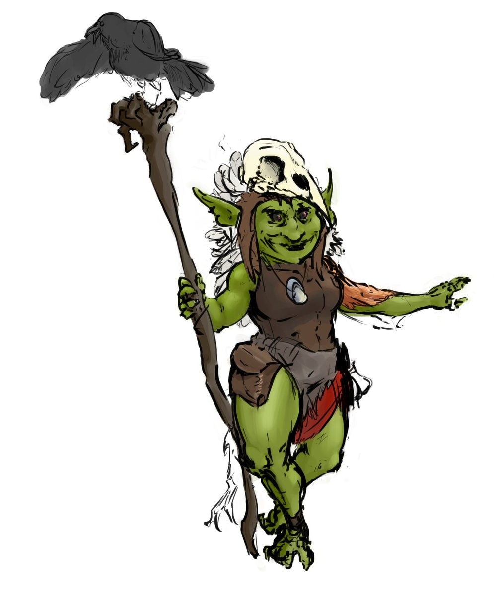 1007x1200 Ildus Major - Goblin Sketch